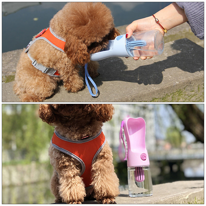 Portable Pet Water Bottle for Walks and Travel
