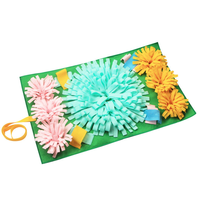 Colorful 3D Snuffle Mat for Happy Dogs
