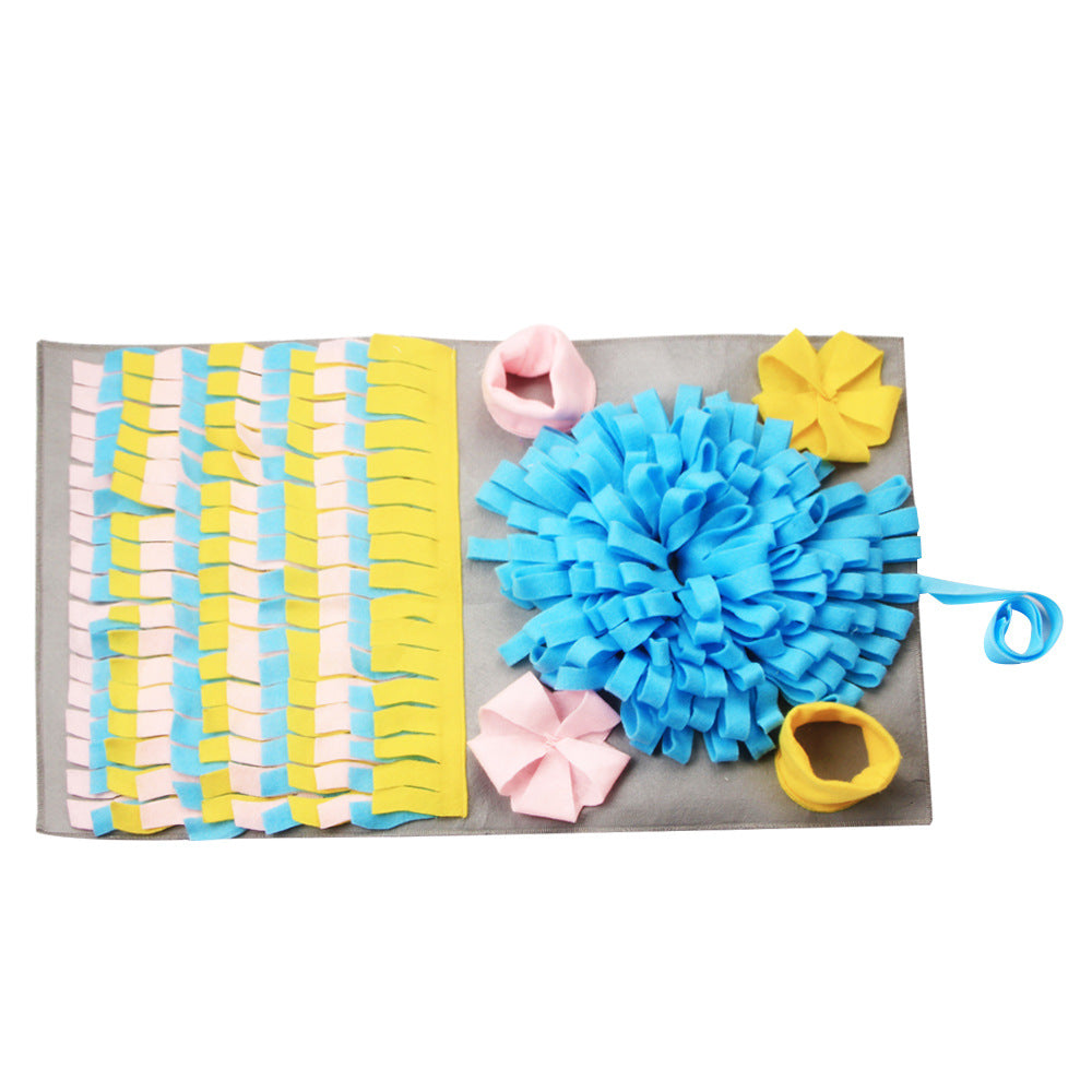 Colorful 3D Snuffle Mat for Happy Dogs