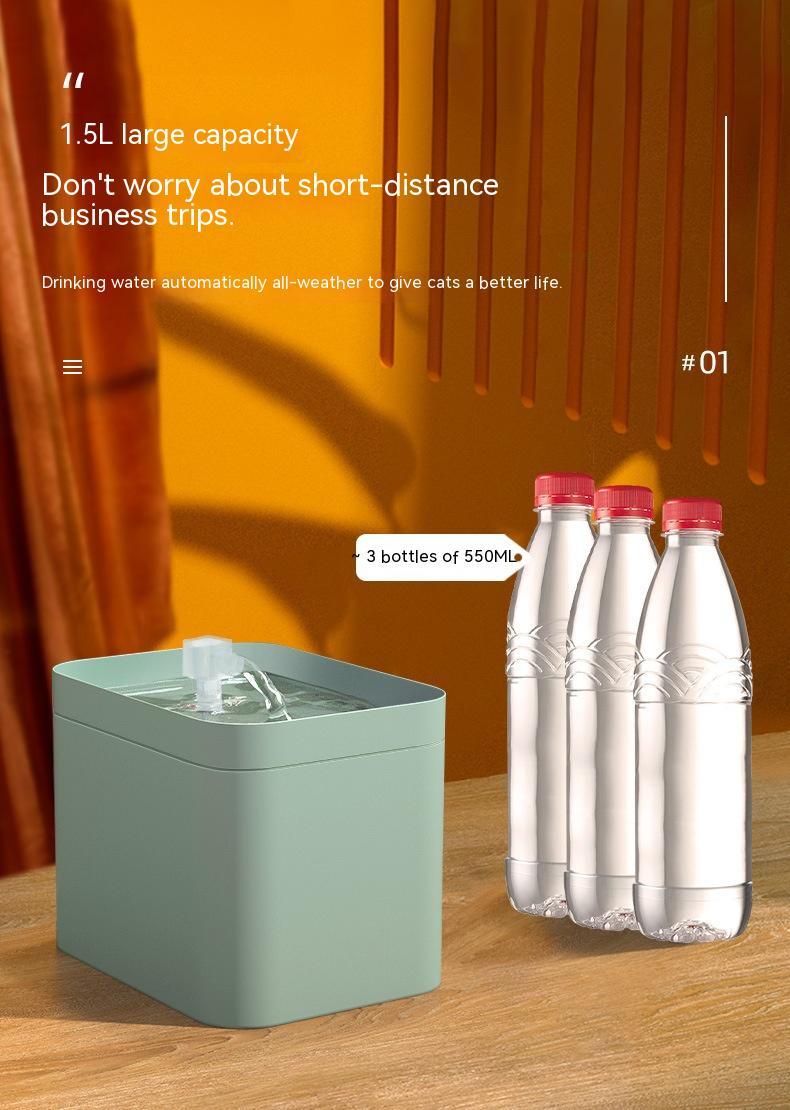 Automatic Water Fountain for Cats and Pets